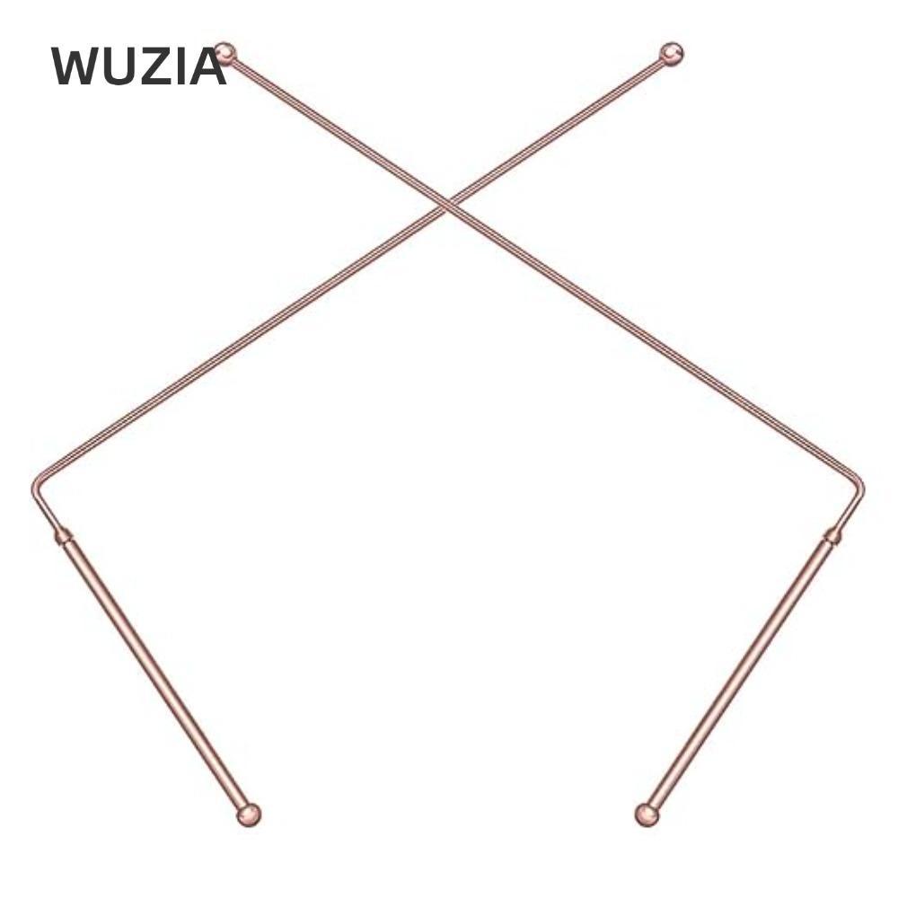 WUZIA 2 Thanh Dowsing, Đồng Nguyên Chất 99,9% Đồng Ma Thiết Bị, Treasure Ghost hunters Ghost