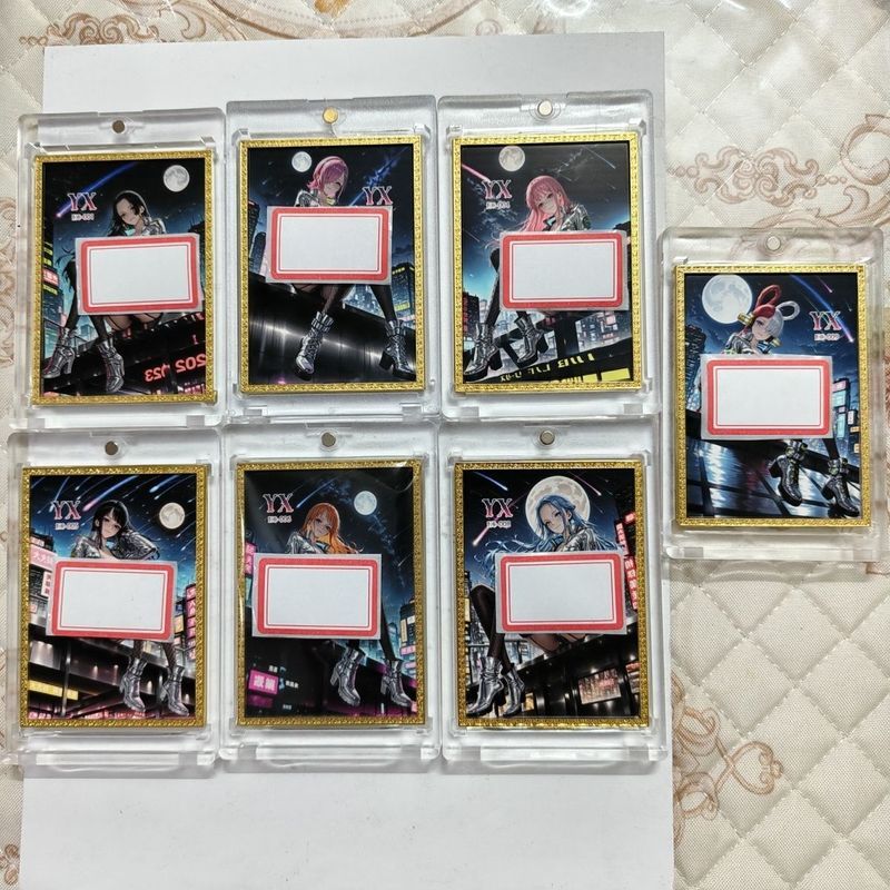 Hongmeng Tranh Kingdom One Piece 99 Edition YX Night Galaxy Thẻ kim loại lụa đen