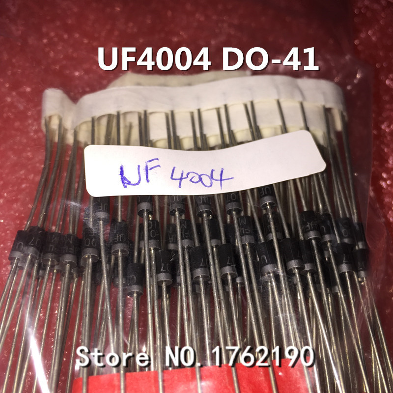 50 CÁI / lô UF4004 DO-41 1A Diode chỉnh lưu chính hãng mới