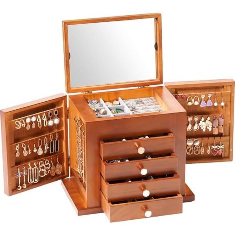 Hộp lớn ProCase WoodenEventManager Jewellery �❈ ❈ ❈ E NV