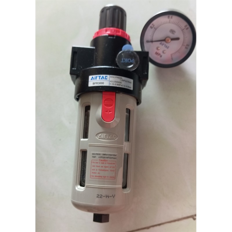 🔵 Bộ Lọc Khí Nén BFR3000-01 Airtac 3/8 inch (Filter Regulator)