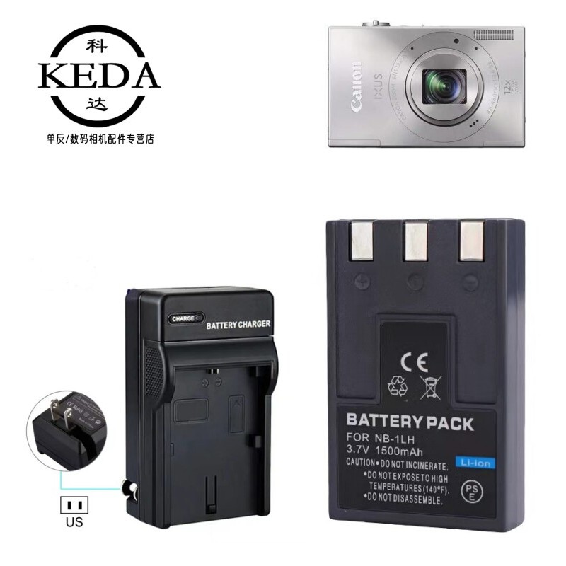 Thích hợp cho Pin máy ảnh thẻ Canon IXY200 IXY300 IXY320 IXY400 430 + Bộ sạc