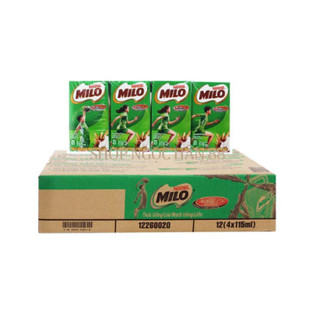 Thùng 48 hộp sữa Milo 180ml