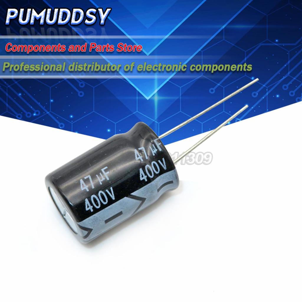 5 Chiếc Higt Chất Lượng 400V47UF 16 * 22mm 47UF 400V 16 * 22 Tụ Điện Phân