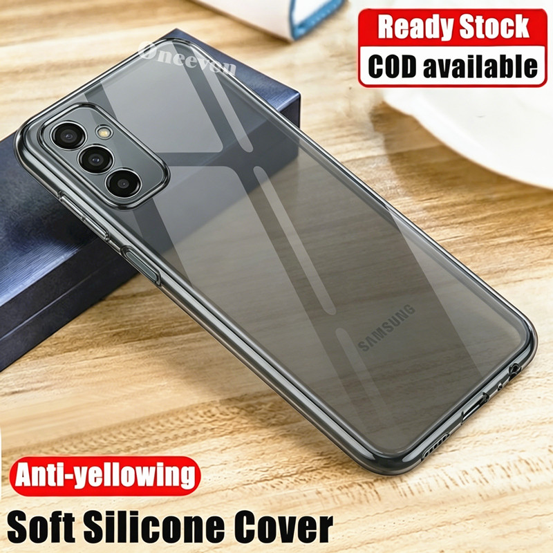 Dành Cho Samsung Galaxy M23 5G 6.6 inch SM-M236B M236L Slim Fit Pha Lê Trong Suốt Linh Hoạt Bên Tron