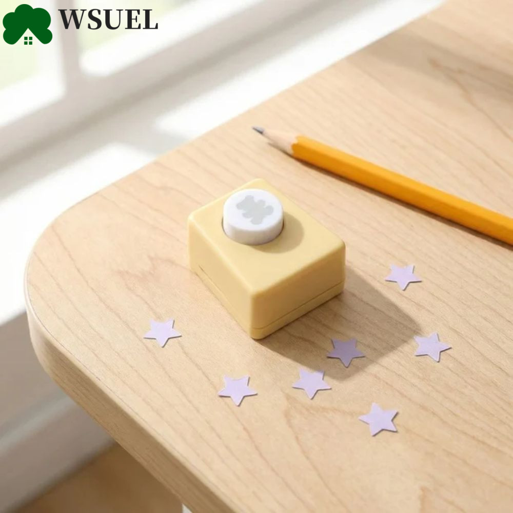 WSUEL Stamp Border Punch, Stamp Shape Hole Puncher Dập Nổi Máy, Văn Phòng Phẩm Puncher Maker Tiết Ki