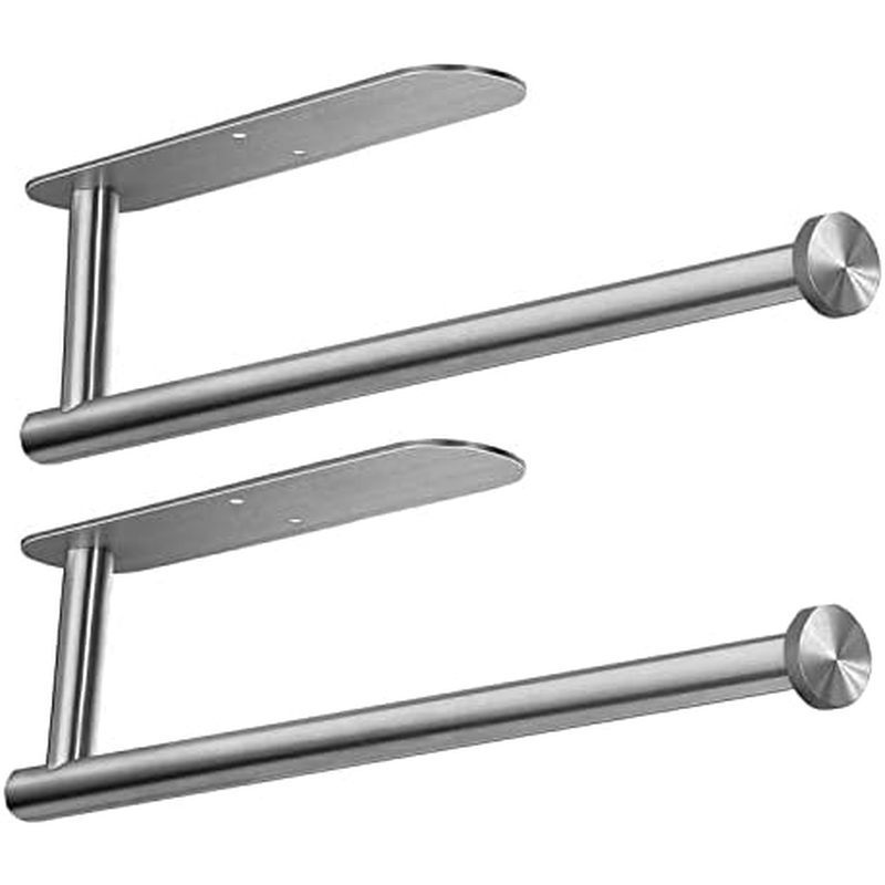 Paper Towel Holders for Kitchen,Paper Towels Bulk- Self-Adhesive Under Cabinet,Both Available in Adh