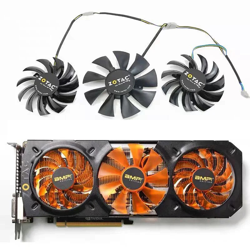 Quạt làm mát card đồ họa Zotac GTX 770 780 780TI 980 AMP Edition DIY