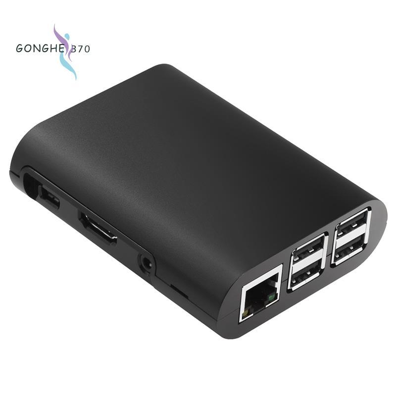 Ốp lưng cho 3 Model B, Pi 2 Model B & Pi B + 4 Đen