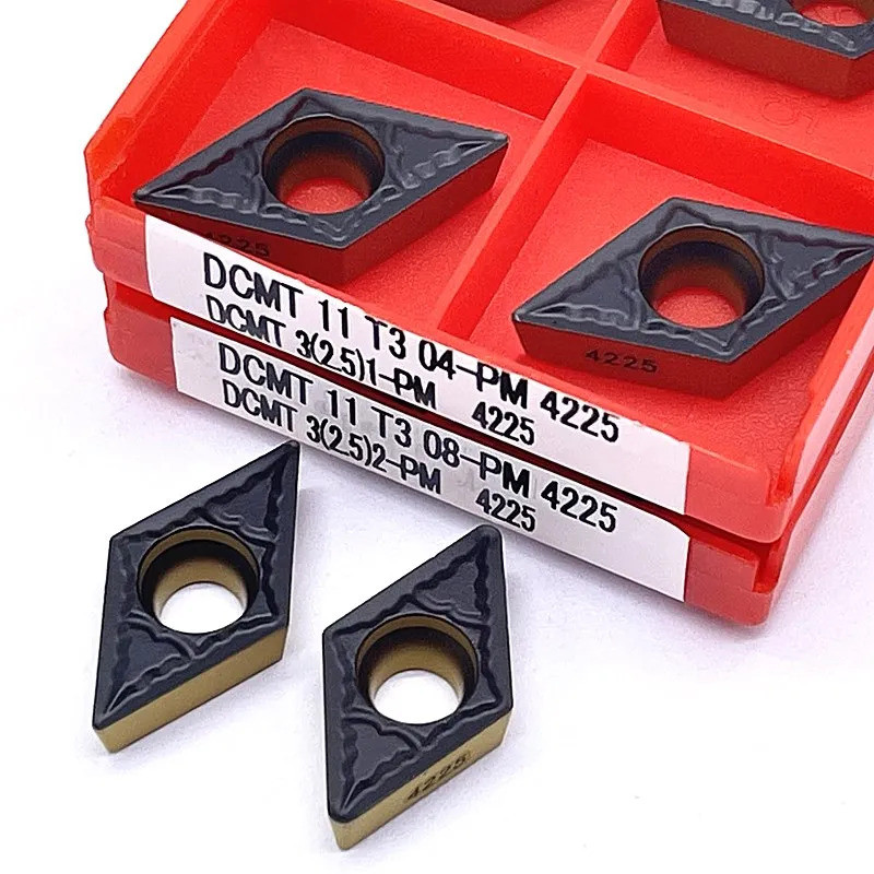 HB DCMT11T304 PM 4225 DCMT11T308 PM 4225 Carbide Chèn Dụng Cụ Tokarnyy Xoay Chèn DCMT 11T304 DCMT 11