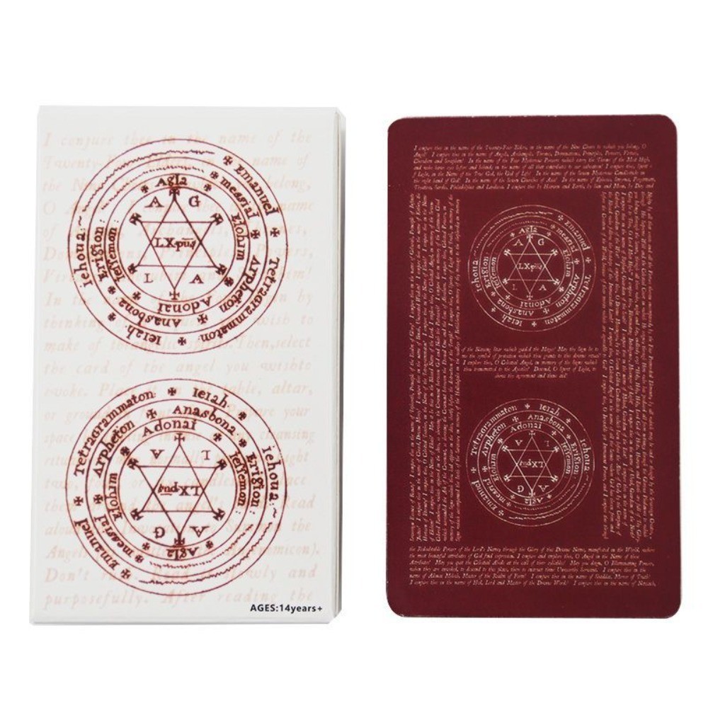 Bộ bài Tarot Angel-Evoking - 78 lá bài hướng dẫn thần thánh với những lời cầu nguyện và tên gọi Ange