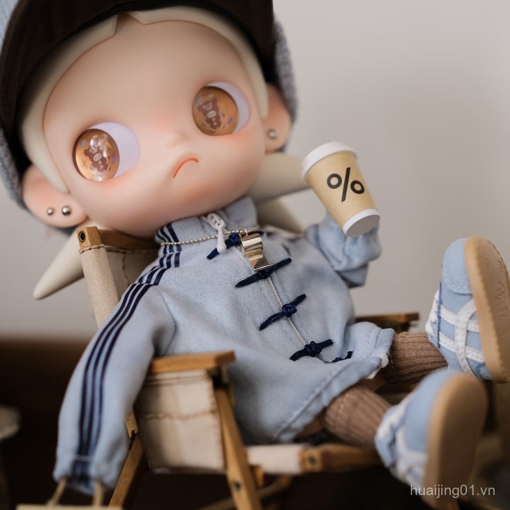 Chỉ Quần Áo Cho Bé One-eighth Gingerbread Man One-eighth Generation Gazi Sister Áo Khoác Trung Quốc 