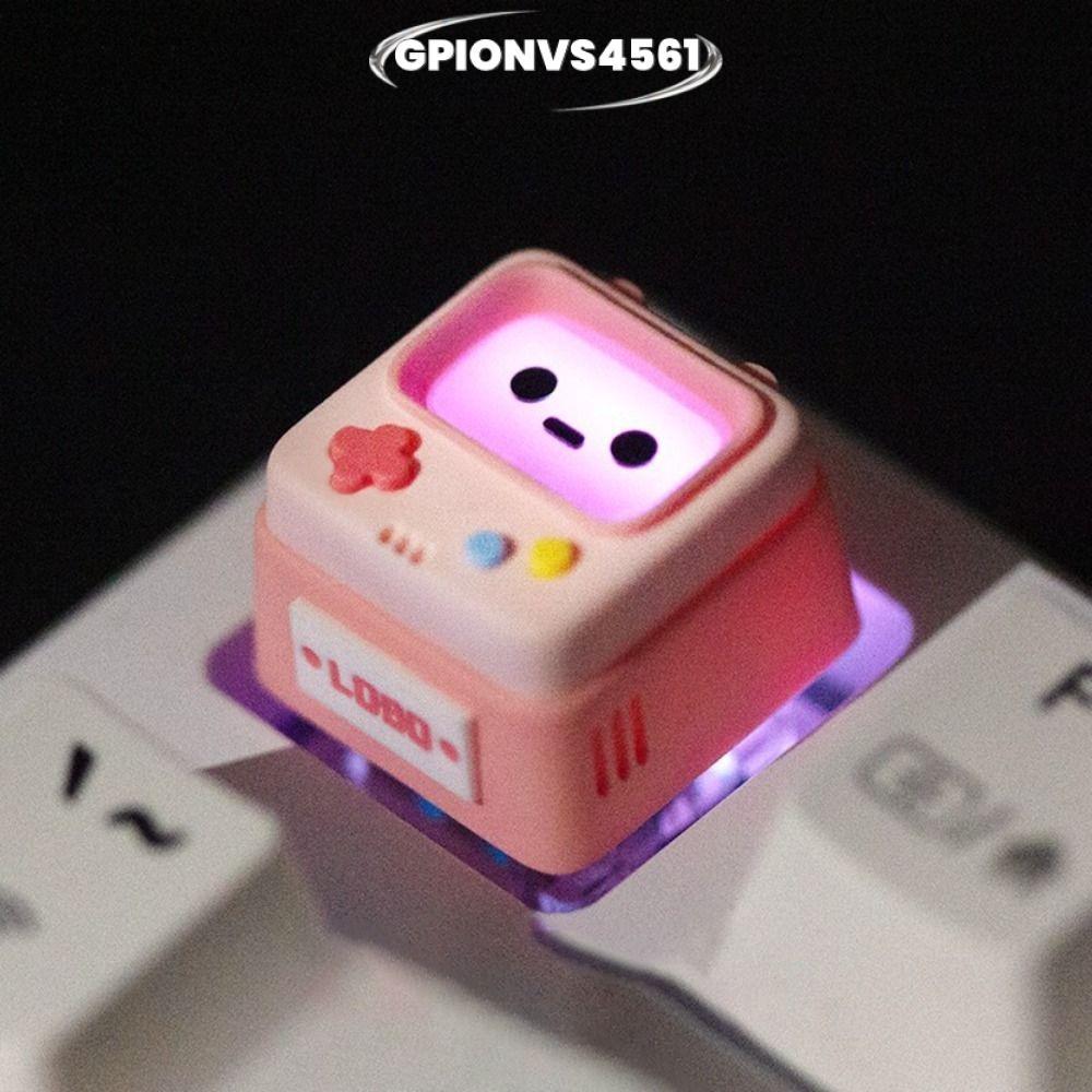 GPIONVS4561 Keycaps-Shpaed, Keycap bàn phím cơ cổ điển thủ công, Keycap thủ công bằng nhựa dễ thương