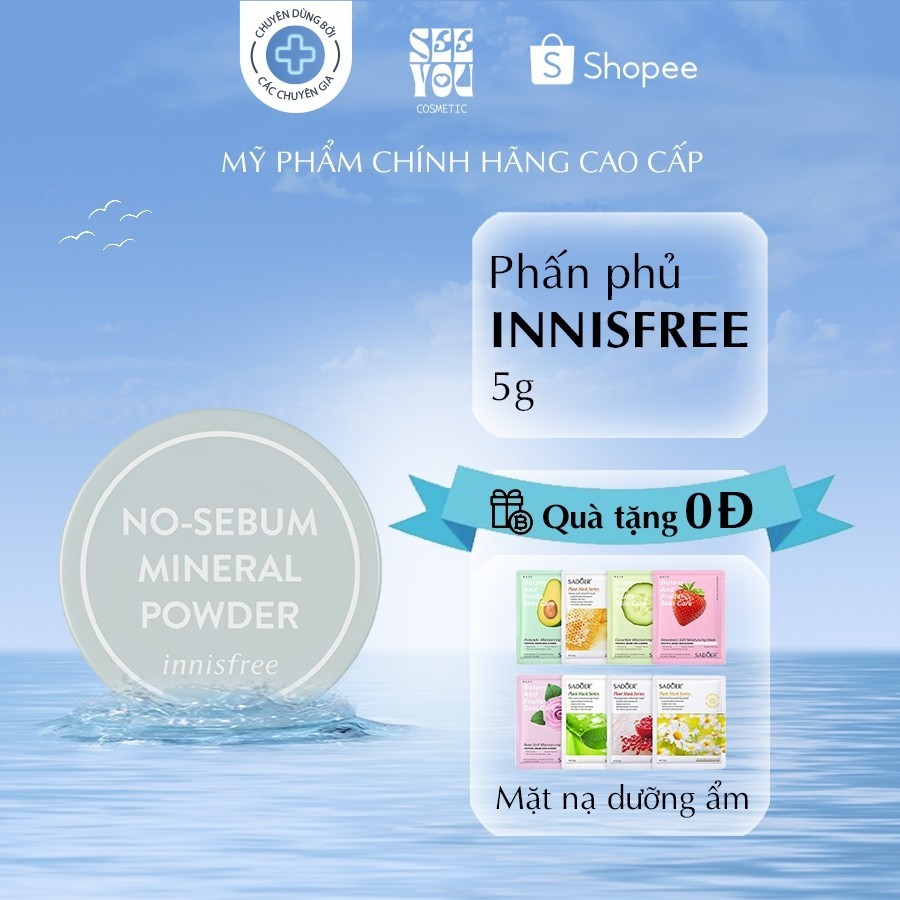Phấn phủ innisfree dạng bột phấn phủ about tone phấn phủ kiềm dầu SEEYOU_COSMETIC