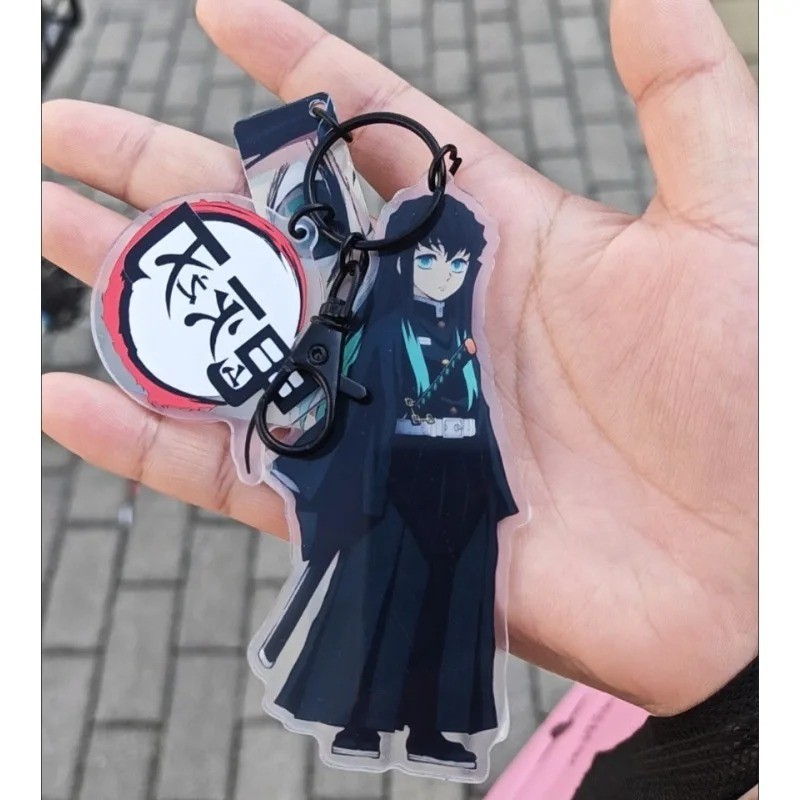 Mới Demon Slayer Acrylic Móc Khóa Anime Hàng Hóa Tokito Muichiro Kocho Kocho Shinobu Tokito Yoriichi