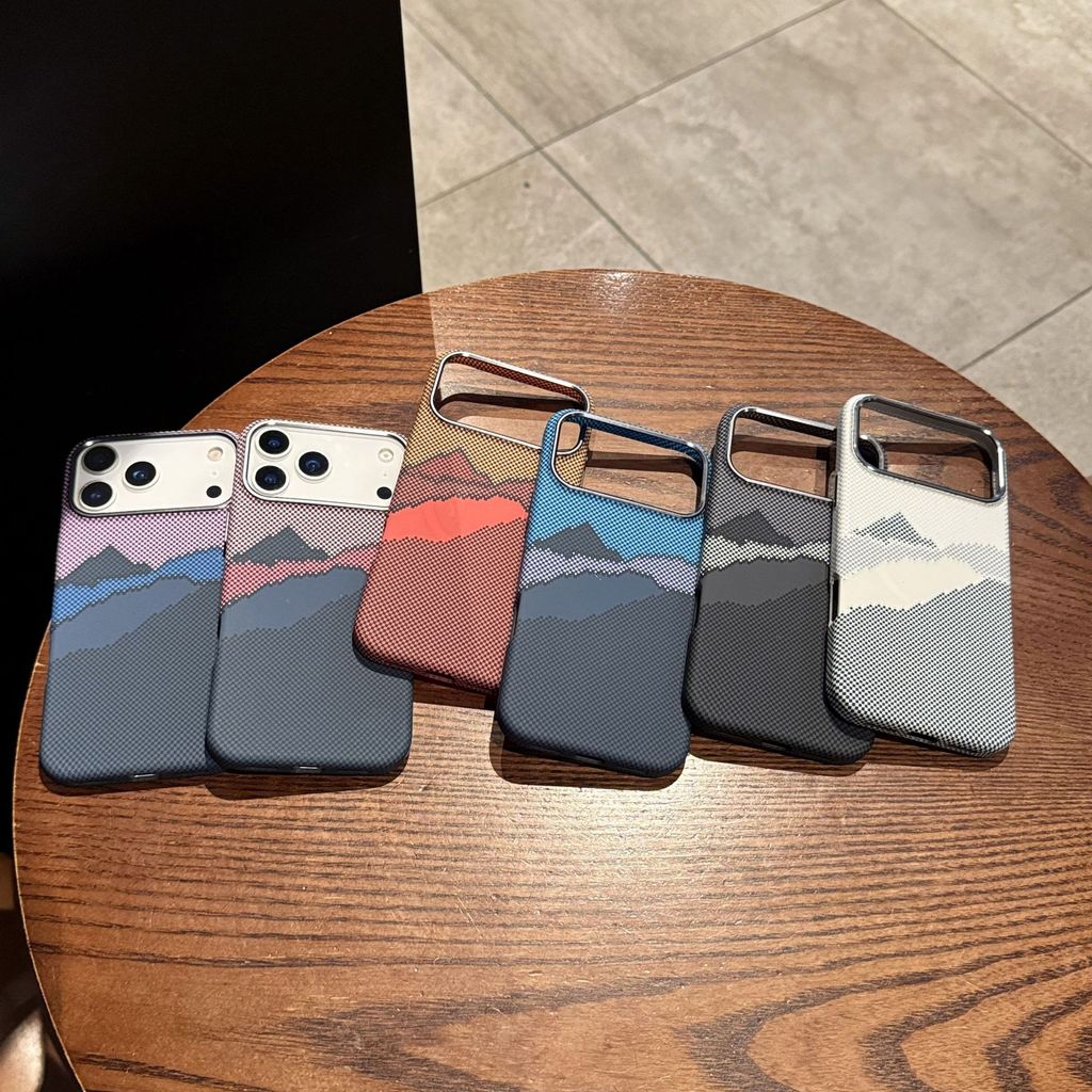 Ốp điện thoại kết cấu Kevlar từ tính phong cách mới cho IPhone