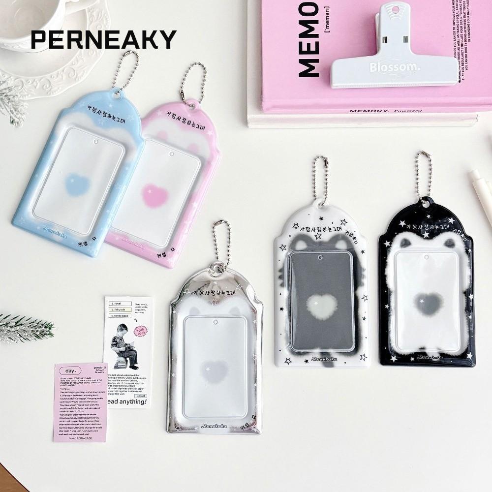 Hộp đựng thẻ ngoại vi PERNEAKY Idol, Hộp đựng thẻ ảnh 3 inch trang trí dây chuyền, Hộp đựng ảnh phon