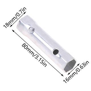 NS Cờ Lê Bugi Xe Máy 2 Đầu 16mm 18mm 80mm