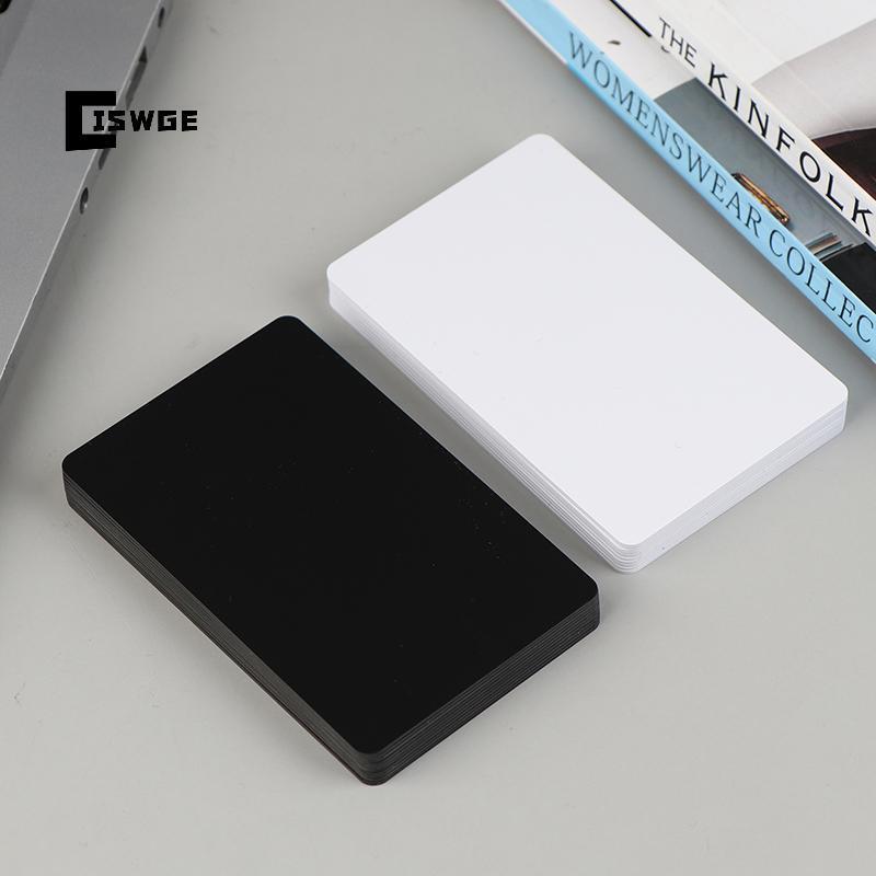 [CISWGE] 5 / 10 Chiếc NFC215 Bla Thẻ Trắng Có Thể Ghi Lại NFC NT-AG215 Thẻ PVC Trống Dễ Dàng Lập Trì