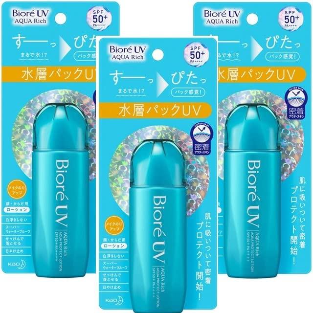 Bộ 3 chai Biore UV Aqua Rich Aqua Protect Lotion 70ml - Kao