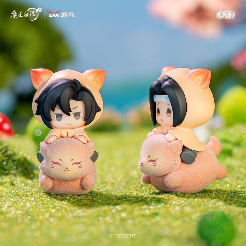 【Fast shipping】ma đạo tổ sư tiểu mô hình gấu bông thuyết truyện tranh quạt Wei Wuxian Lan Wangji dol