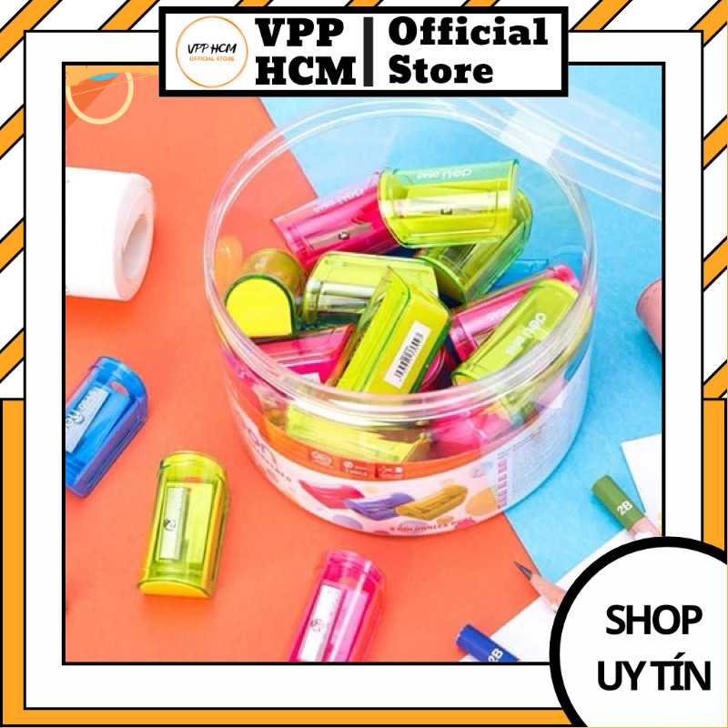 Combo 5 Cái Chuốt Bút Chì Mini Deli E0545 – Nhỏ Gọn, An Toàn, Tiện Lợi