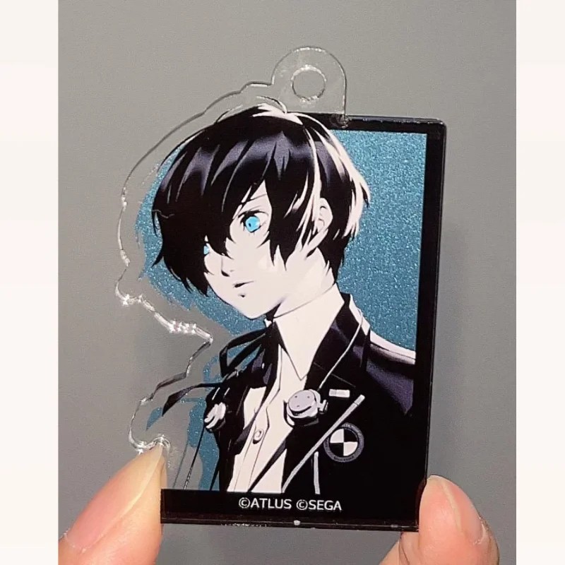Móc khóa Persona 3 Makoto Yuki Mica Acrylic Anime Figure trang trí balo túi xách phụ kiện làm quà tặ