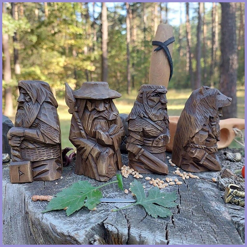 Barbarian Viking Tượng Nhựa Bắc Âu Tượng Viking Odin Bắc Âu Paga Tượng Barbarian Viking Tượng cho Vư