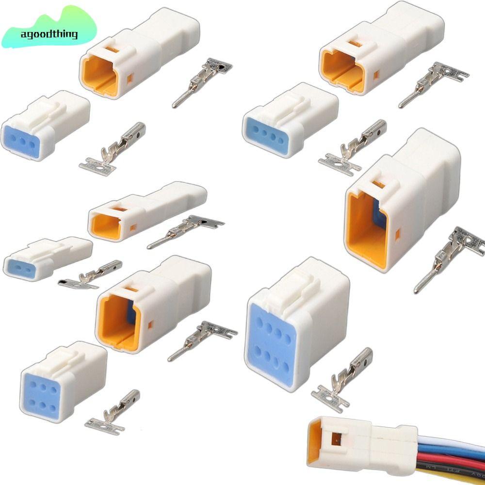 Đầu nối cáp chống nước ô tô AGOODTHING, 03R-JWPF-VSLE-S JST JWPF Type JST JWPF Male Female Butt Plug