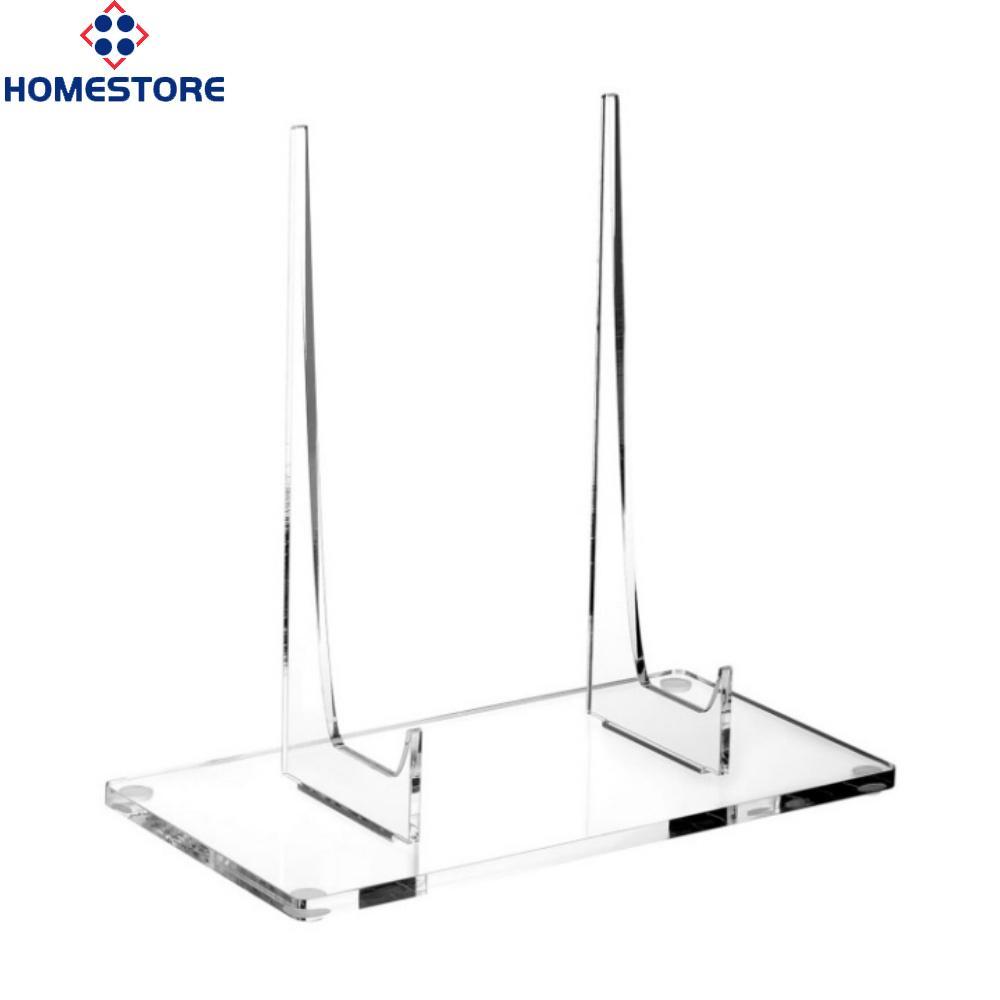 [Homestore]Acrylic Photo Frame Stand for Books Plates Pictures Artwork Display Holder Stand