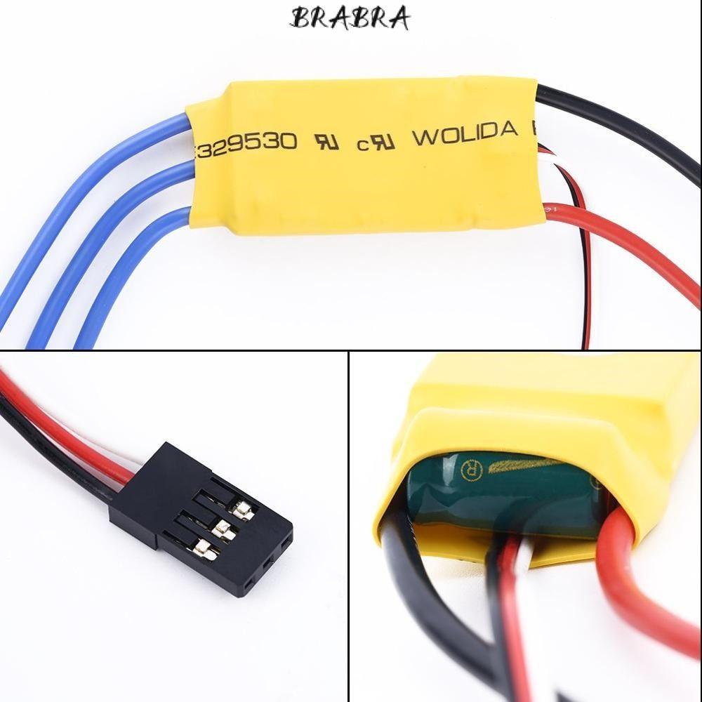 Bộ điều khiển tốc độ BRBRA, Bộ phận RC 30A / 40A ESC Động cơ không chổi than, Đầu chuối T Plug XT60 