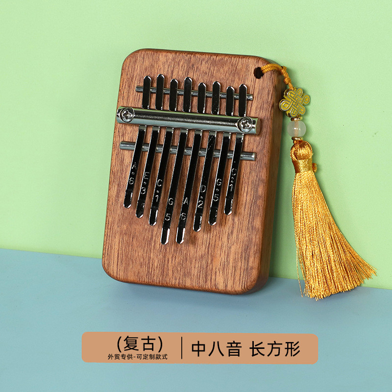 2026Middle 8 tông màu MINI ngón tay cái piano kalimba ngón tay mini 8 tông màu MINI đàn piano ngón t