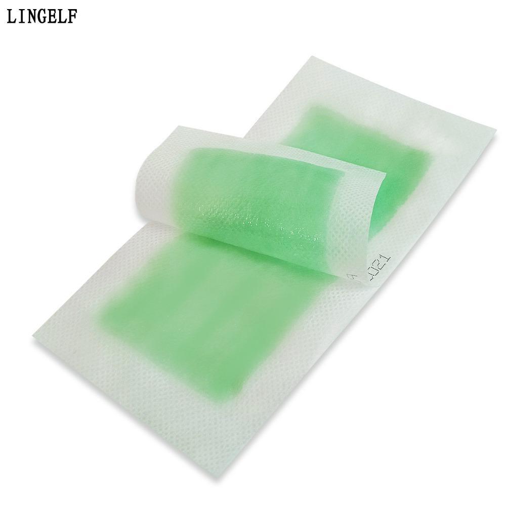 LINGELLF Hair Removal Wax Strips, Double Sided Leg Body Skin Care Facial Lip Wax Strips, cho cằm Upp