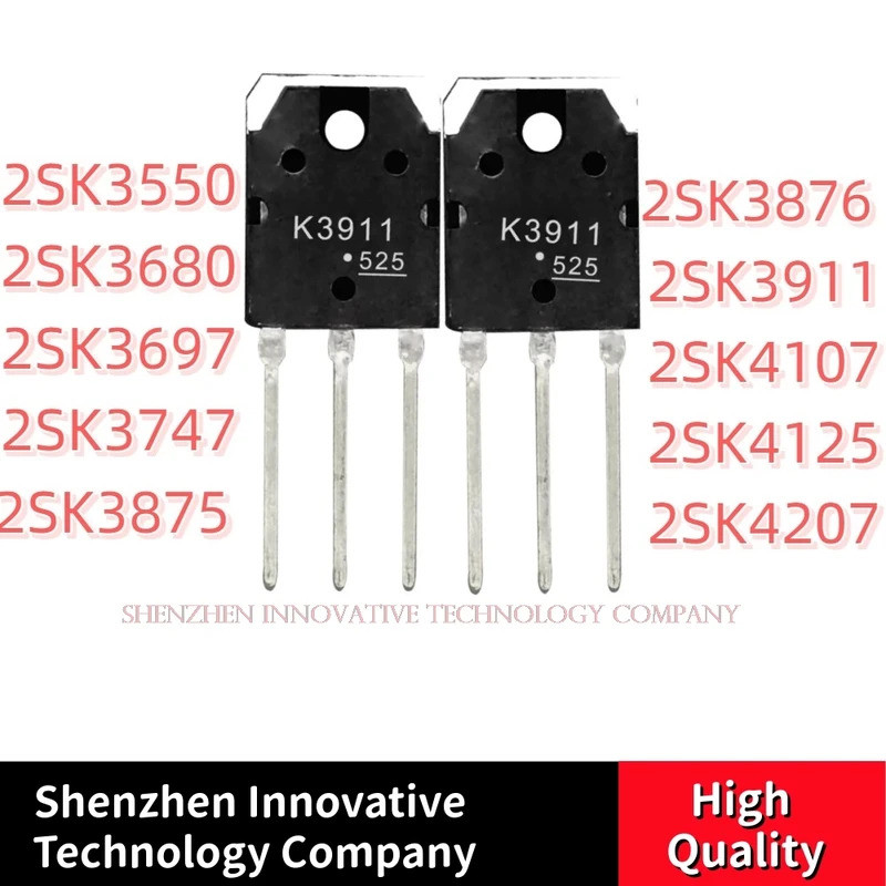 5 Chiếc 2SK3550 2SK3680 2SK3697 2SK3747 2SK3875 2SK3876 2SK3911 2SK4107 2SK4125 2SK4207 K3550 K3747 