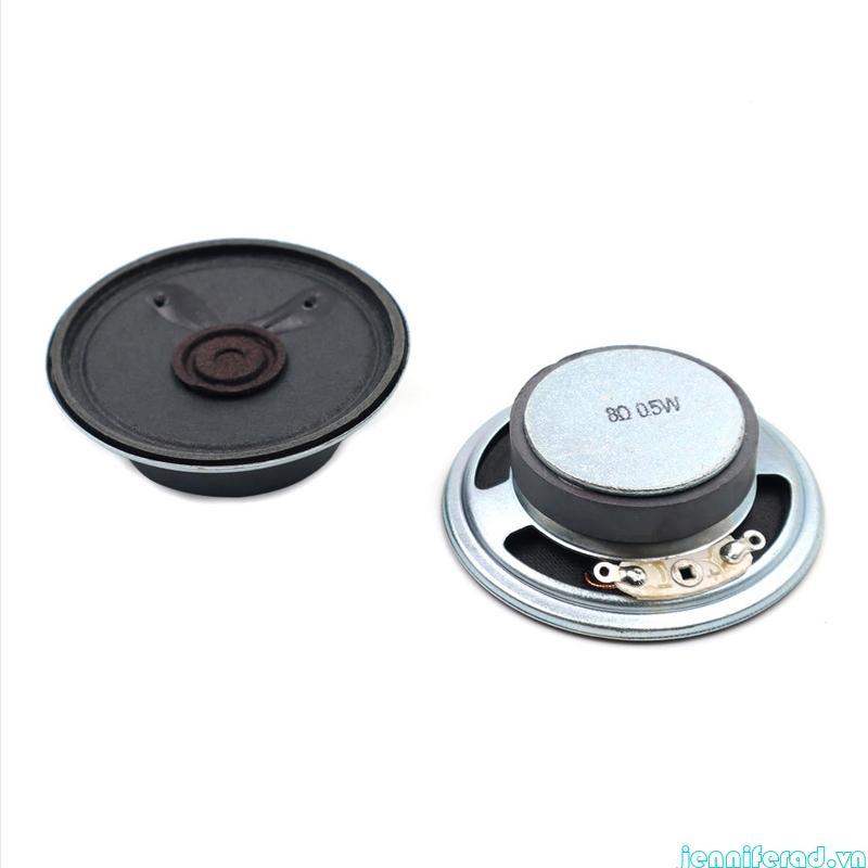 Jenniferad 2 Chiếc Siêu Mỏng 0 5W 8R Loa Acoustic 8Ohm 0 5W Đường Kính 5CM Loa