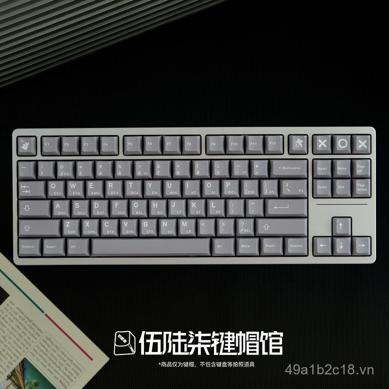 GMK ASCII American Information Keycap pbt Original Factory Chiều cao thích ứng với 104 / 68 / 980 / 