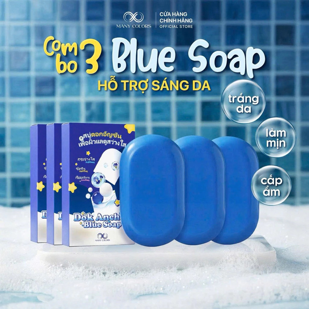 Soap Tắm Trắng Sáng Da Hỗ trợ sáng da, Mờ Thâm, Cải thiện Thâm mụn Lưng body 65g #BS05