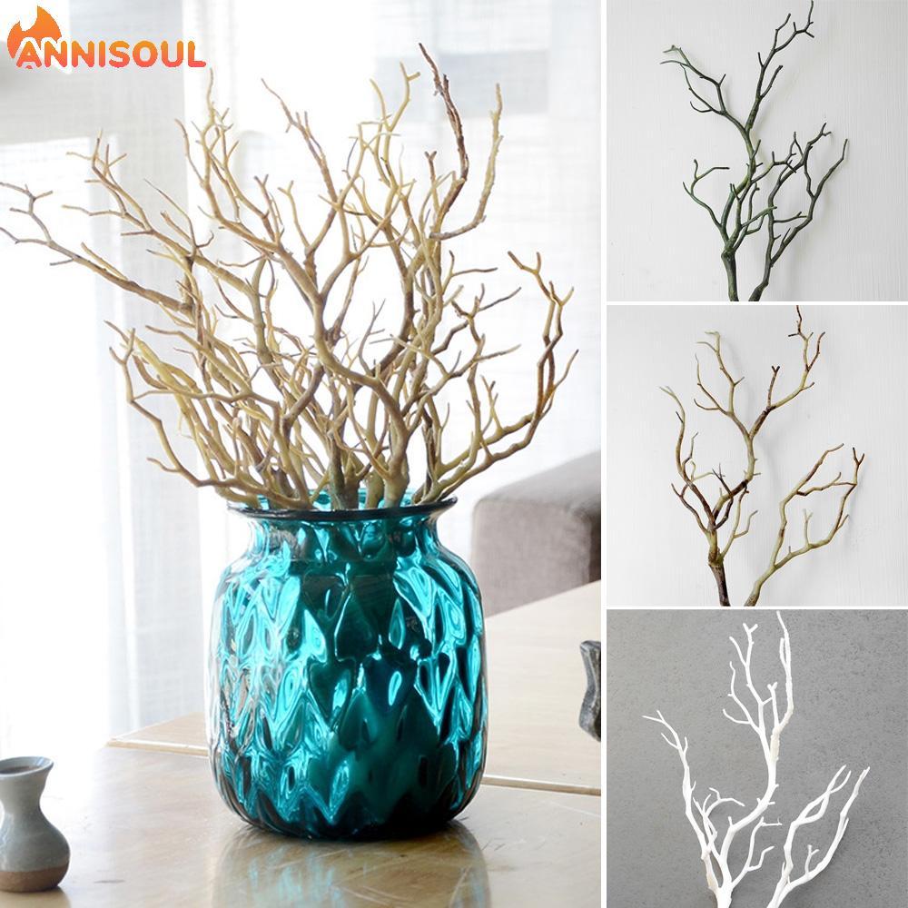 [NISO]Plants House Beautiful 35cm Durable White/Green/Coffee Artificial Tree Branch