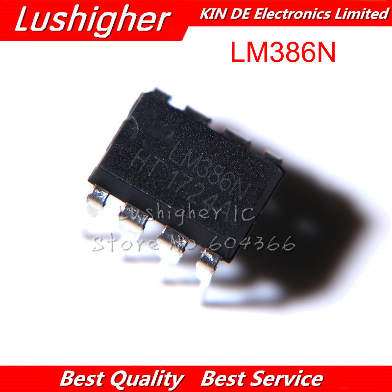 10 chiếc LM386N DIP-8 LM386 LM386N-1 DIP LM386-1 Mới Ban Đầu