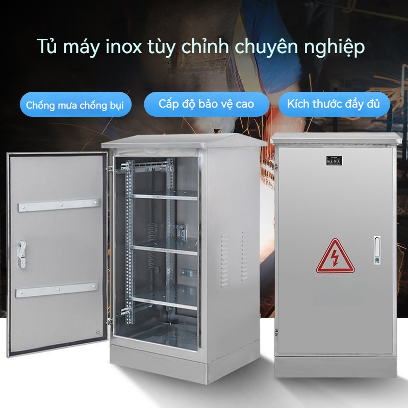 new*CTủ mạng điện áp thấp chống mưa. Hộp thiết bị đặt sàn ngoài trời. -Distribution box