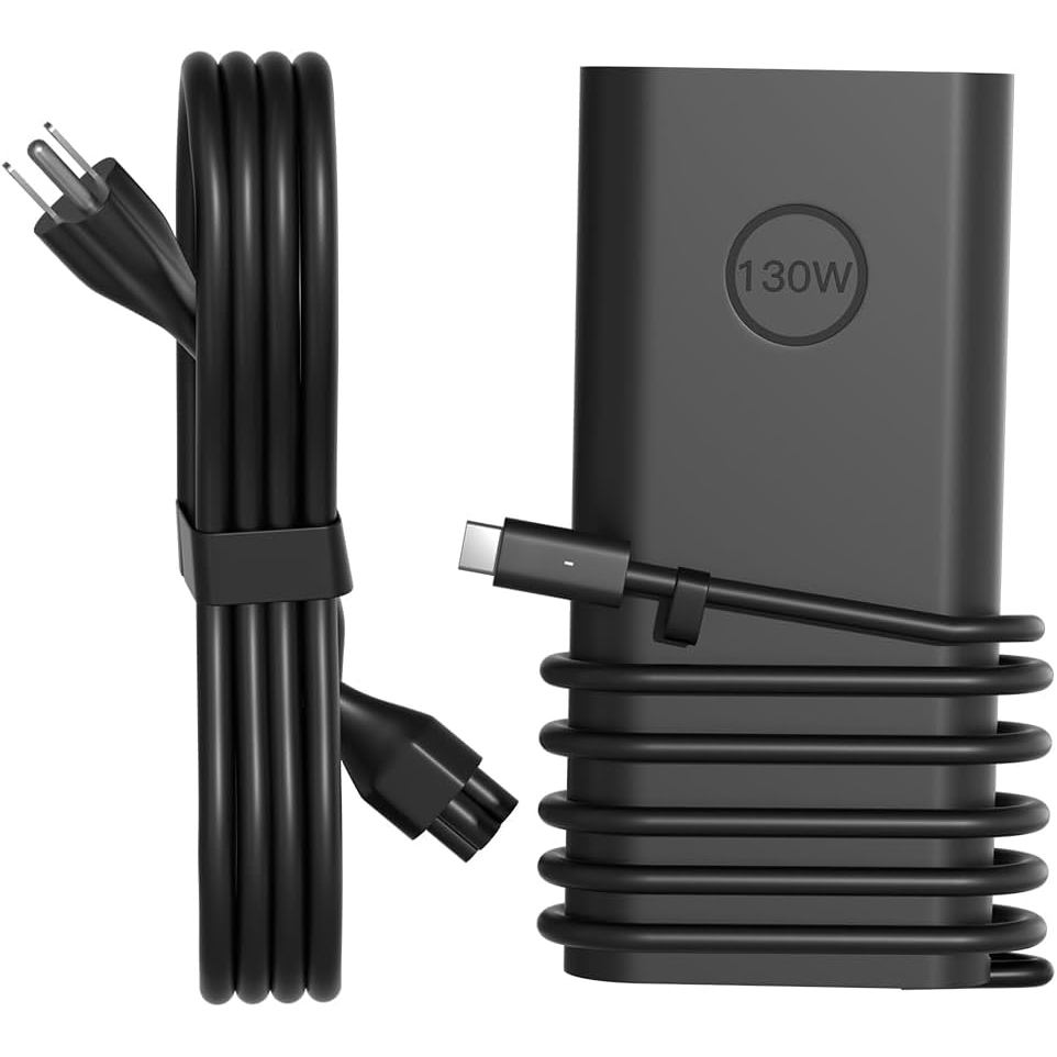 130W USB C Laptop Sạc Phù Hợp Cho Dell Xps 15 17 9500 9510 9520 9530 95540 9575 2 Trong 1 9700 9710 