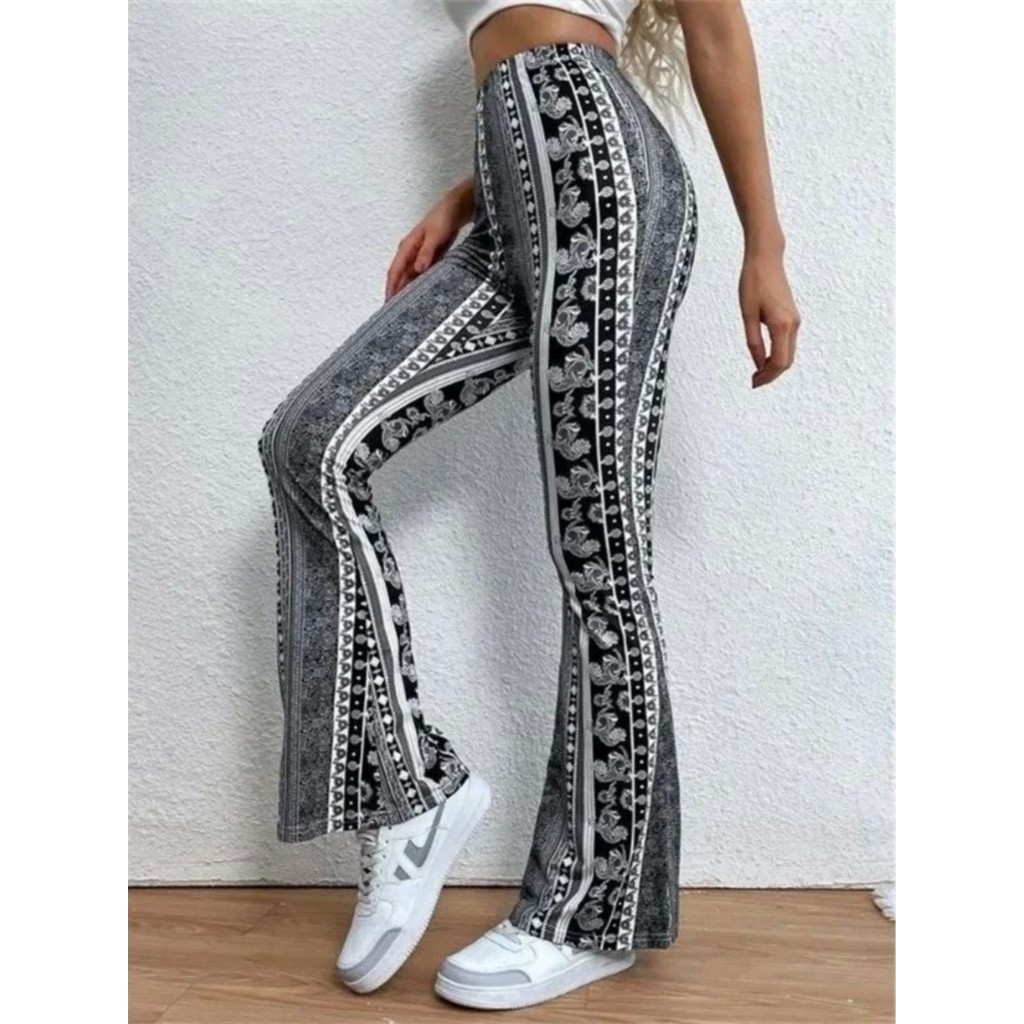 Quần ống hẹp nữ style Bohemian