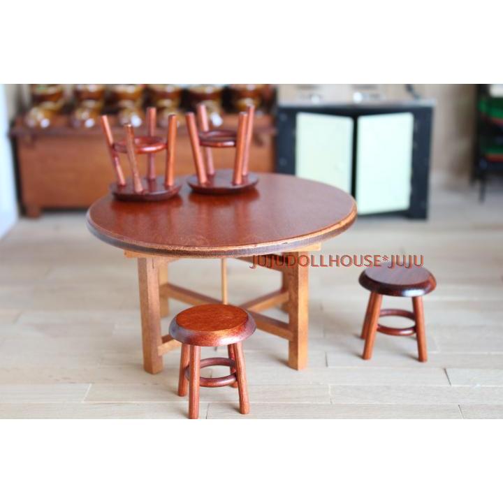 1: 12 Mini Chơi Nội Thất Nhà Búp Bê Thu Nhỏ Đất Sét Trung Quốc Phong Cách Cũ K63 Gấp Thần Thờ Lớn Bà