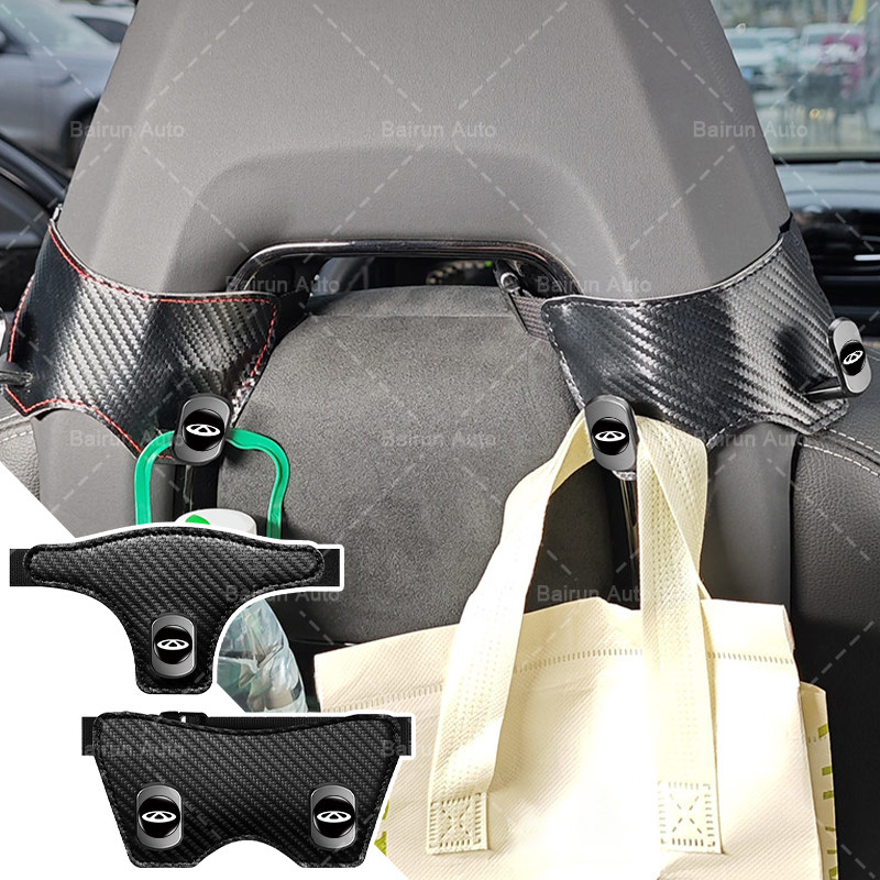 1 / 2 Chiếc Ô Tô Tựa Đầu Móc Treo Ghế Ô Tô Chất Lượng Cao Móc Đa Năng Cho Chery Tiggo 2 3 4 5 7 PRO 
