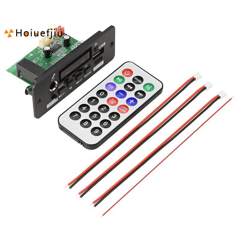 Bộ khuếch đại âm thanh 2x25W Bộ giải mã 12V MP3 Bảng gọi điện Ghi âm Bluetooth 5.0 Máy nghe nhạc MP3