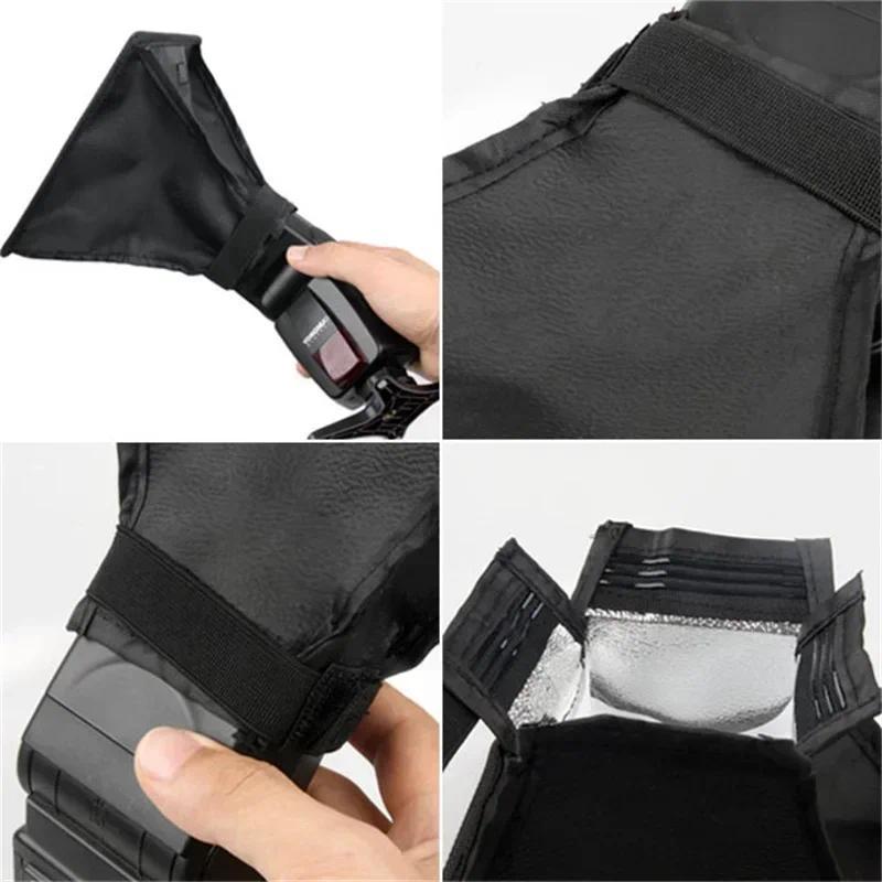 Dành Cho Canon Nikon Yongnuo YN-560 III 430EX Máy Ảnh Đa Năng Đèn Tốc Độ Flash Khuếch Tán Softbox 15