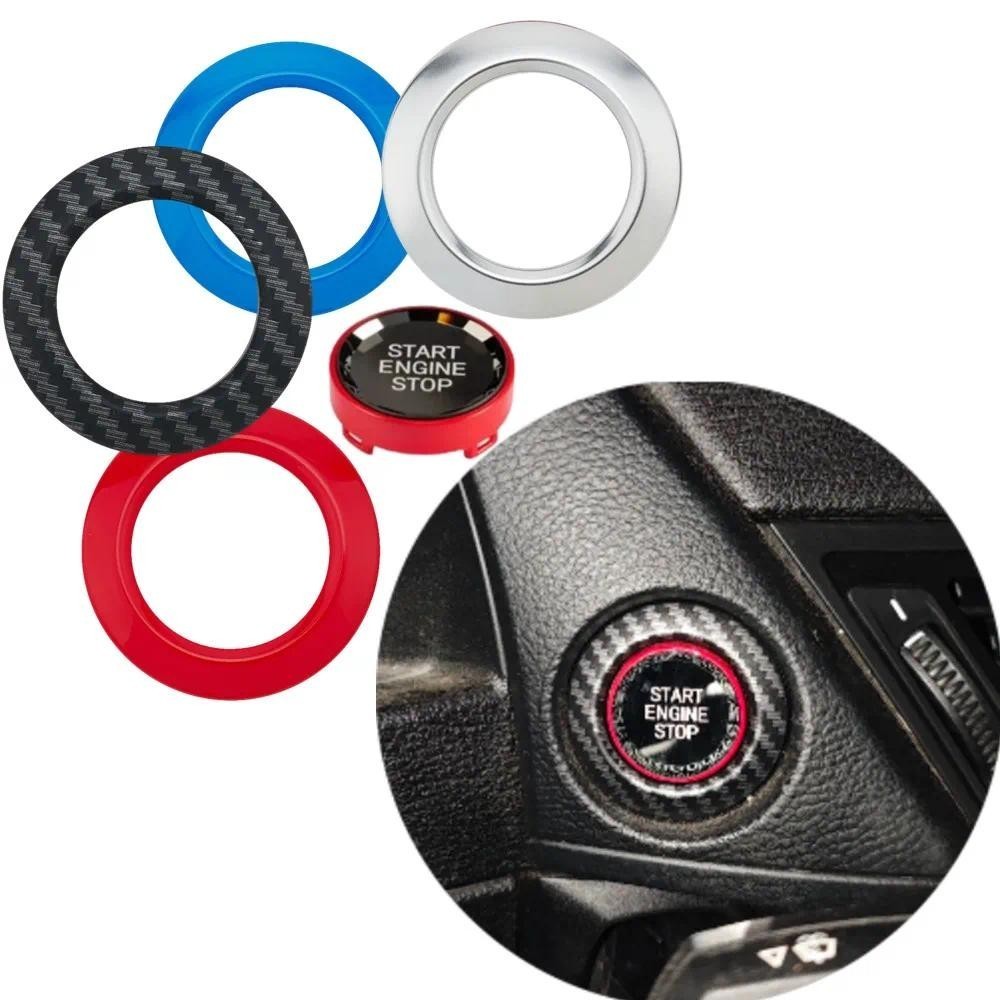 Động Cơ Ô Tô Nút Khởi Động Nắp Dừng Công Tắc Khung Vòng Phần Sửa Đổi Cho Xe BMW 3 5 Series E87 E81 E