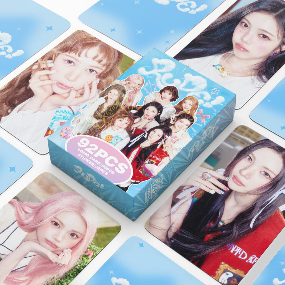 92 Chiếc Hearts2Hearts H2H RUDE Lomo Cards FOCUS Album The Chase Dán Pretty Please Butterflie Photoc