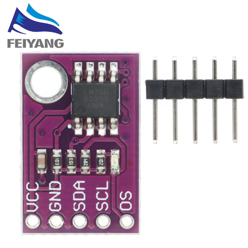 Mô-đun cảm biến nhiệt độ LM75 CJMCU-75 I2C IIC LM75A