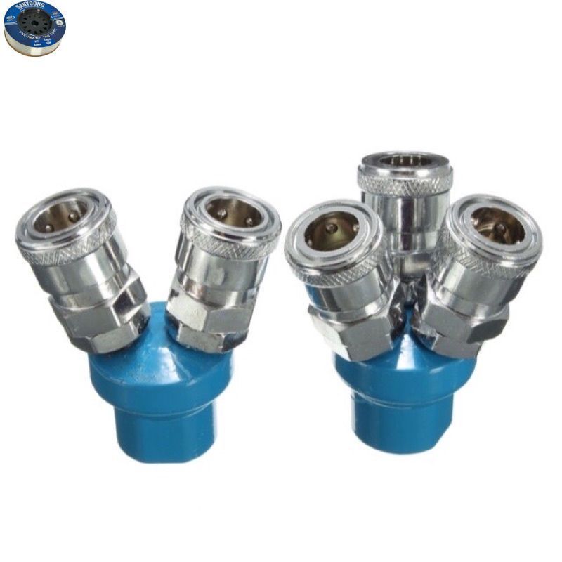 Bộ chia khí chạc 2, chạc 3 kèm bộ đầu nối SM+PM20